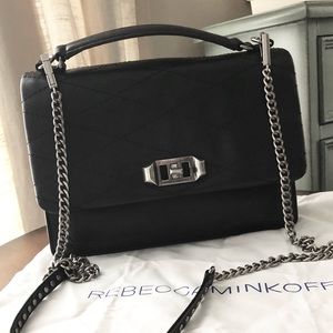 Rebecca Minkoff Je t’aime Medium Crossbody Black